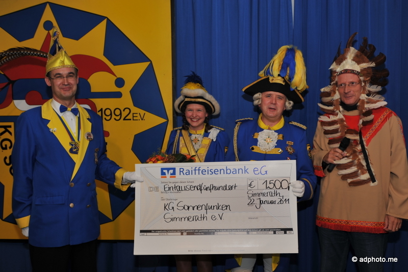 RaiBa Simmerath unterstützt großzügig die KG