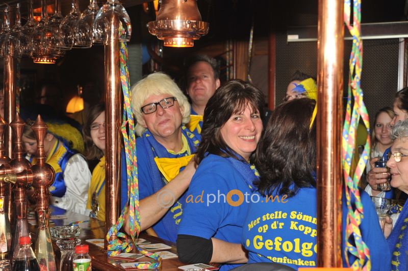 Rosenmontag am Abend