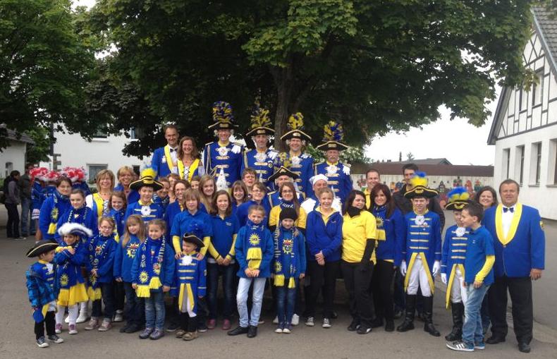 Festumzug der Lehmschwalben zum 60igsten Jubliäum