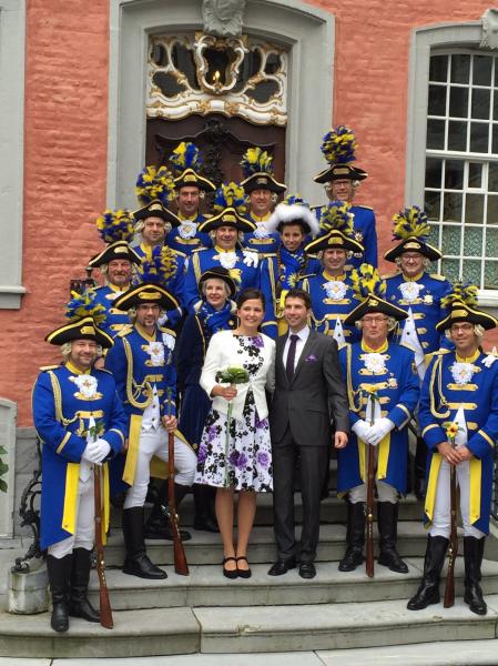 Hochzeit Ehrenmariechen und Gardist!