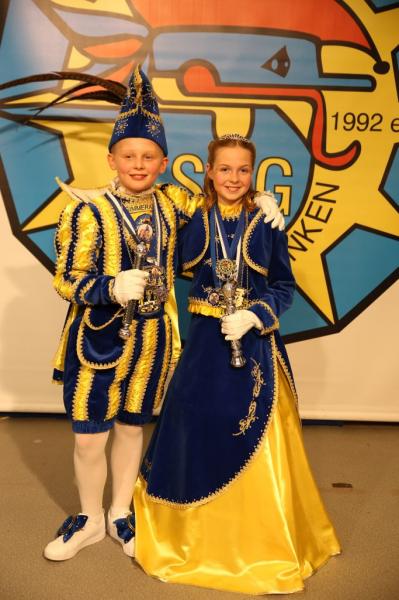 Prinz Joris und Prinzessin Jana übernehmen Zepter